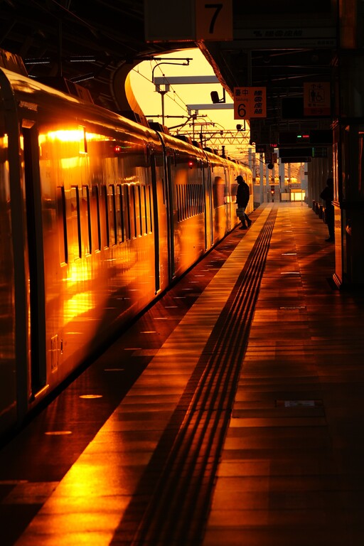 夕陽餘暉